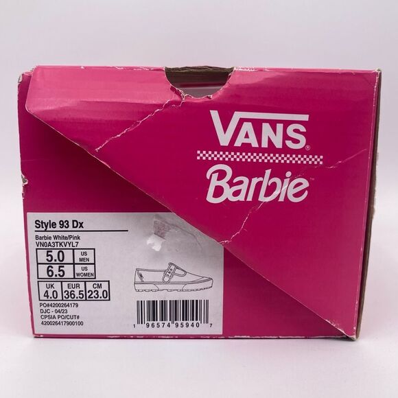 Vans x Barbie Style 93 DX Mary Jane Skate Women's Shoe | Size:  6.5 - Picture 14 of 15